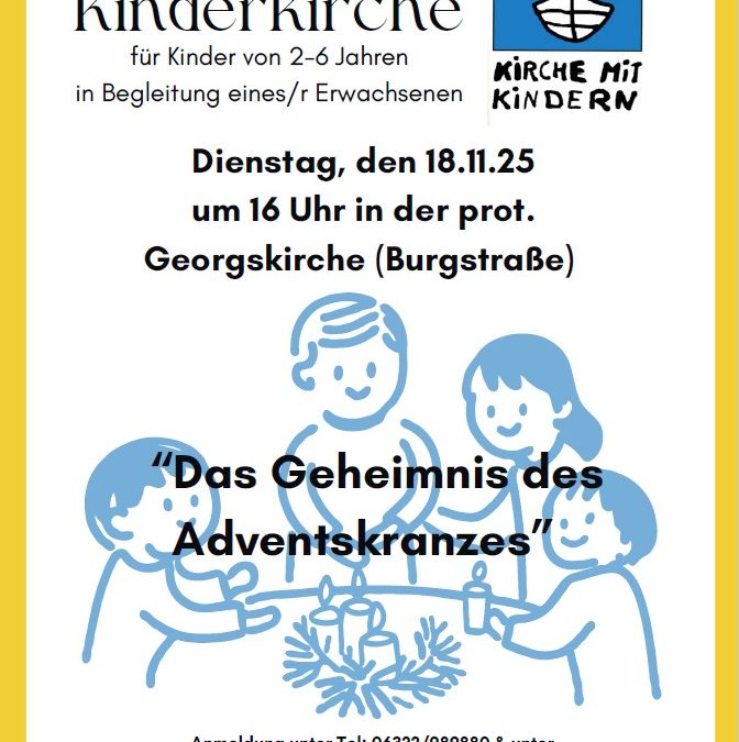 Mini-Kinderkirche am 18.11.