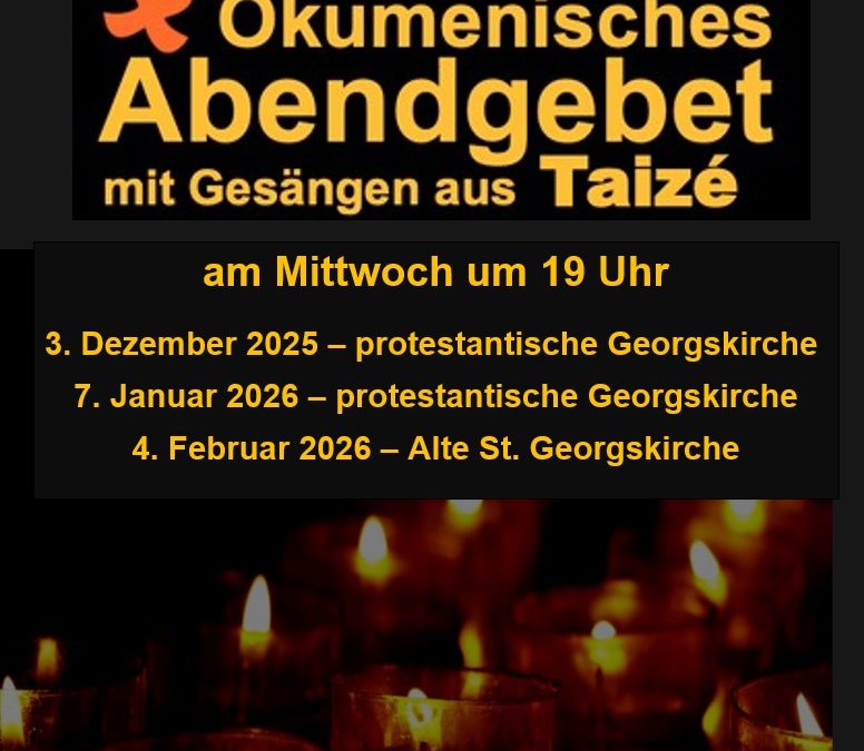 Ökumenisches Taizé-Gebet
