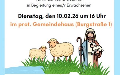 Herzliche Einladung zur Mini-Kinderkirche