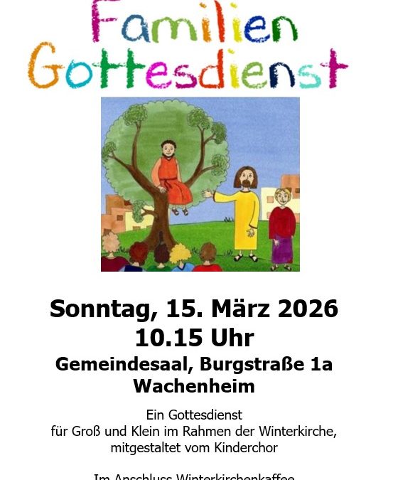 Familiengottesdienst am 15.03.2026