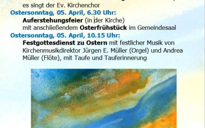 Gottesdienste in der Karwoche und an Ostern