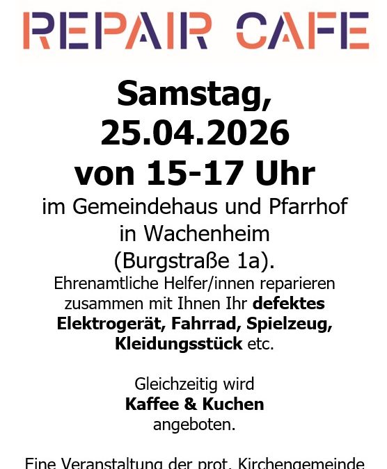 REPAIR-Café im April