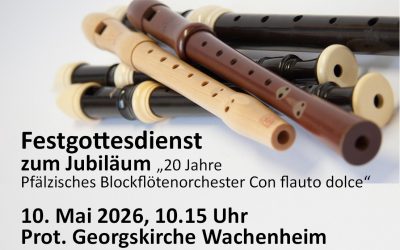 20 Jahre „Con flauto dolce“