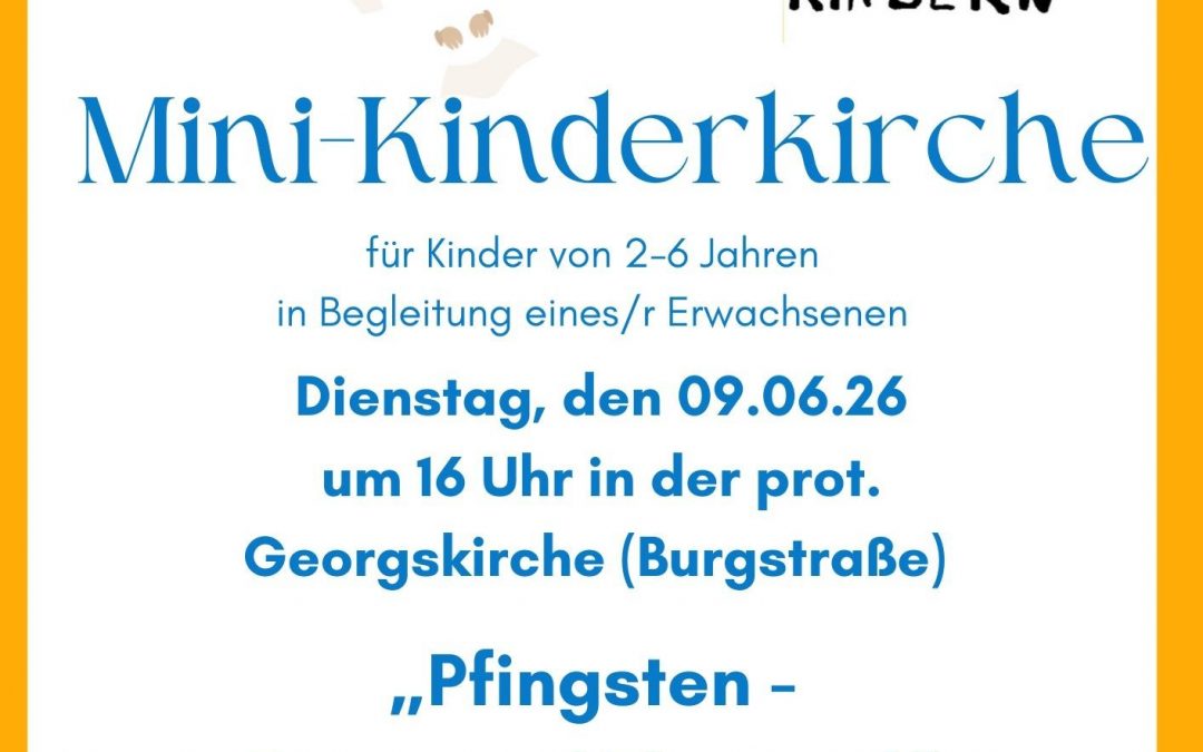 Mini-Kinderkirche am 09.06.!