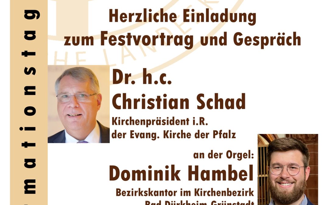 Vortrag am Reformationstag