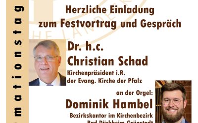 Vortrag am Reformationstag