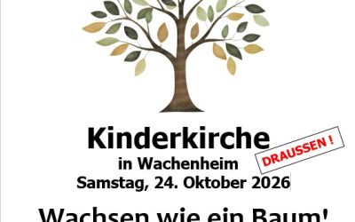24.10.: Kinderkirche DRAUSSEN