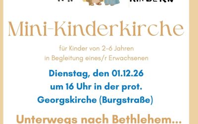 Mini-Kinderkirche am 1. Dezember!